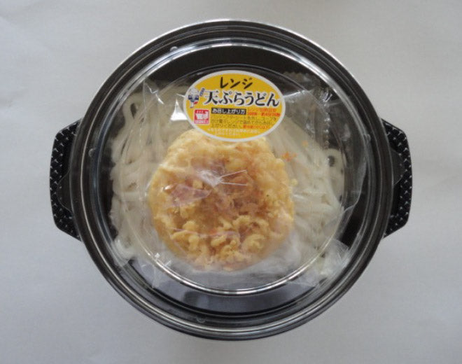 レンジ天ぷらうどん
