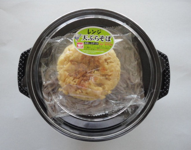 レンジ天ぷらそば